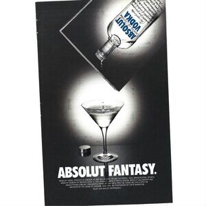 Absolut Fantasy Vodka Sweden AD 2000s Print Ad